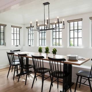 8-light Modern Kitchen Island Chandelier
