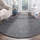 preview thumbnail 47 of 63, SAFAVIEH Handmade Glamour Sherita Modern Viscose Rug 6' Round - Steel/Blue - Round