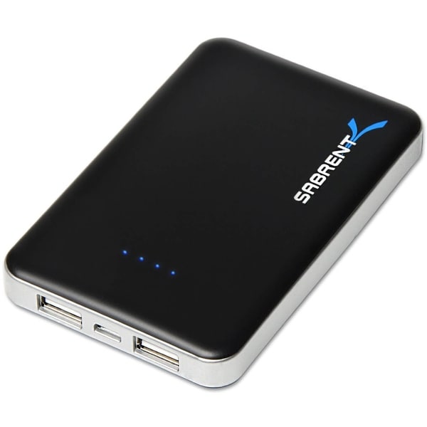Pc Wholesale Exclusive - Sabrent Pb-Ckkd 5000Mah Portable External Battery Charger W/ 1X1.0A & 1X2.1A Usb