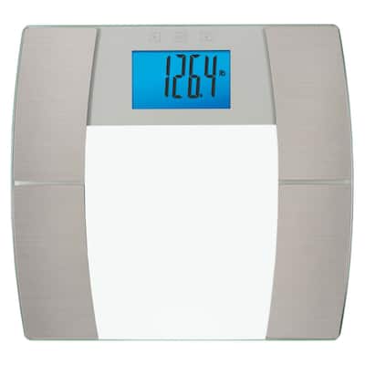 Eat Smart Precision Digital Body Scale - Clear & Silver