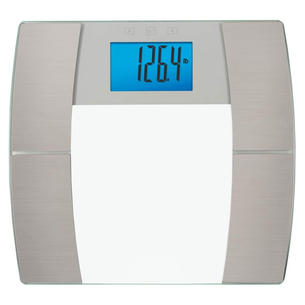 Eat Smart Precision Digital Body Scale - Clear & Silver