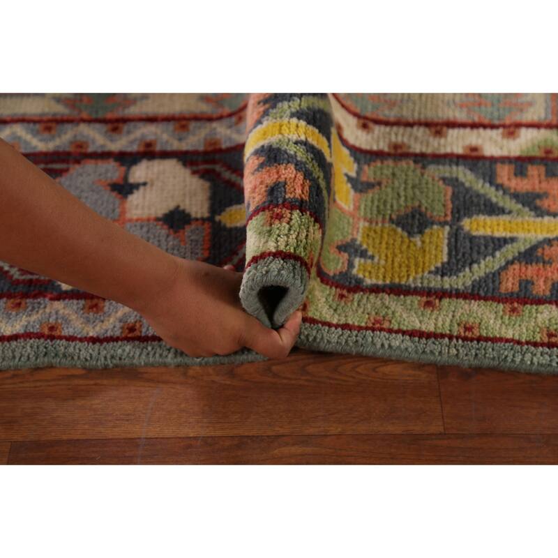 Geometric Heriz Serapi Oriental Area Rug Handmade Wool Carpet - 7'11"x 9'11"
