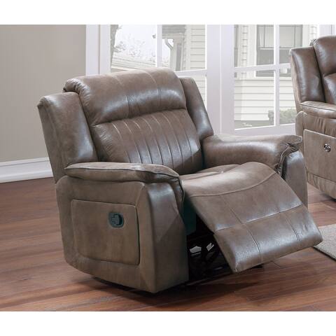 Manual Motion Recliner with Pillow Top Arms