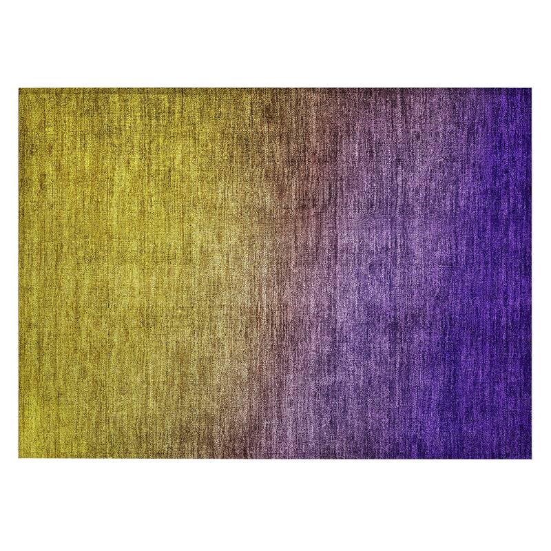 Machine Washable Indoor/ Outdoor Chantille Modern Ombre Rug