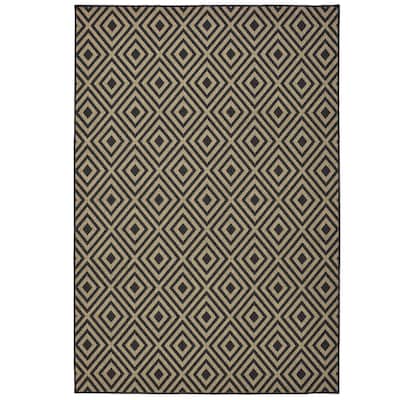Style Haven Marianna Geometric Diamond Indoor Outdoor Rug