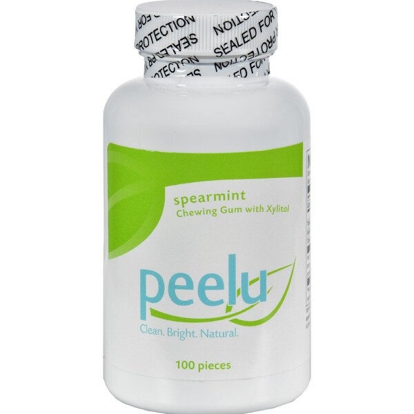 Peelu Chewing Gum - Spearmint - 100 ct