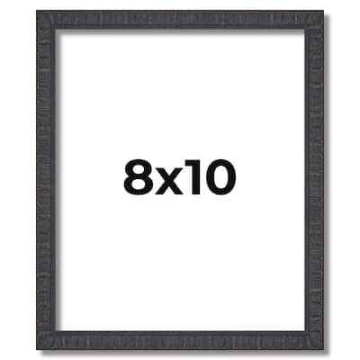8x10 Frame Brown Solid Wood Picture Frame - Complete Modern Photo