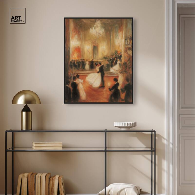 Ballroom Dance Canvas by Art Remedy