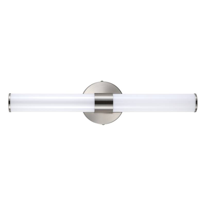 Elyse 20.13" 1-Light Industrial Mid-Century Iron Integrated LED Vanity Light, by JONATHAN Y