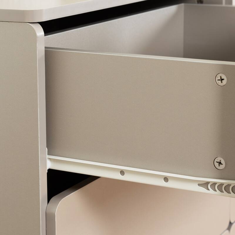 6-Drawer 47 in. W Dresser Chest of Drawers,Buffet Server Console Table Storge Cabinets,Accent Storage Cabinets No Handle