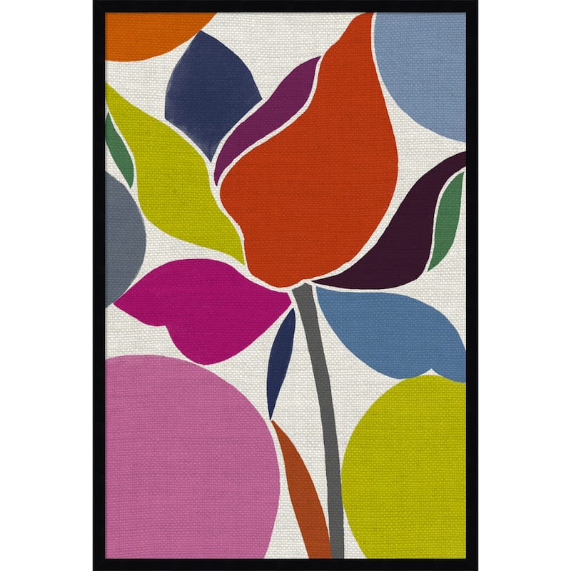 Amanti Art Framed Fabric Pinboard Printed Bulletin Board - Board Size 24 x 36