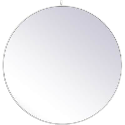 Elegant Lighting Eternity 45" Diameter Circular Beveled Metal Framed
