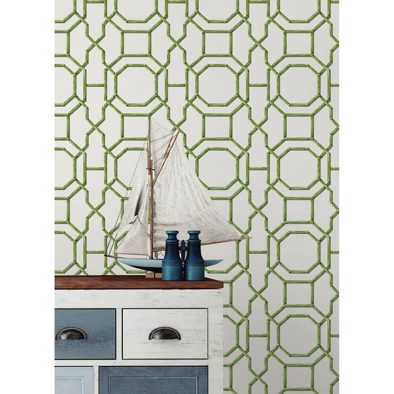 NuWallpaper Sanya Green Peel and Stick Wallpaper - N/A