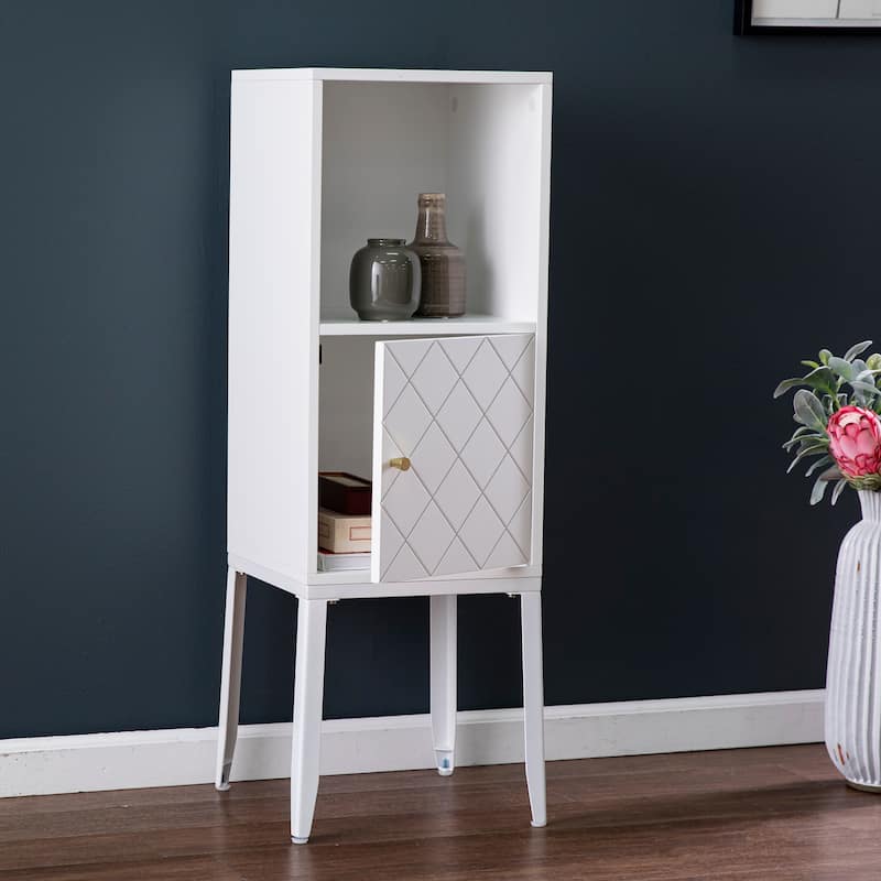 SEI Furniture Hallack Contemporary Wood Cabinet