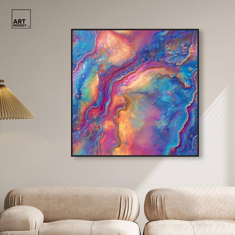Glittering Spectrum II Canvas by Art Remedy
