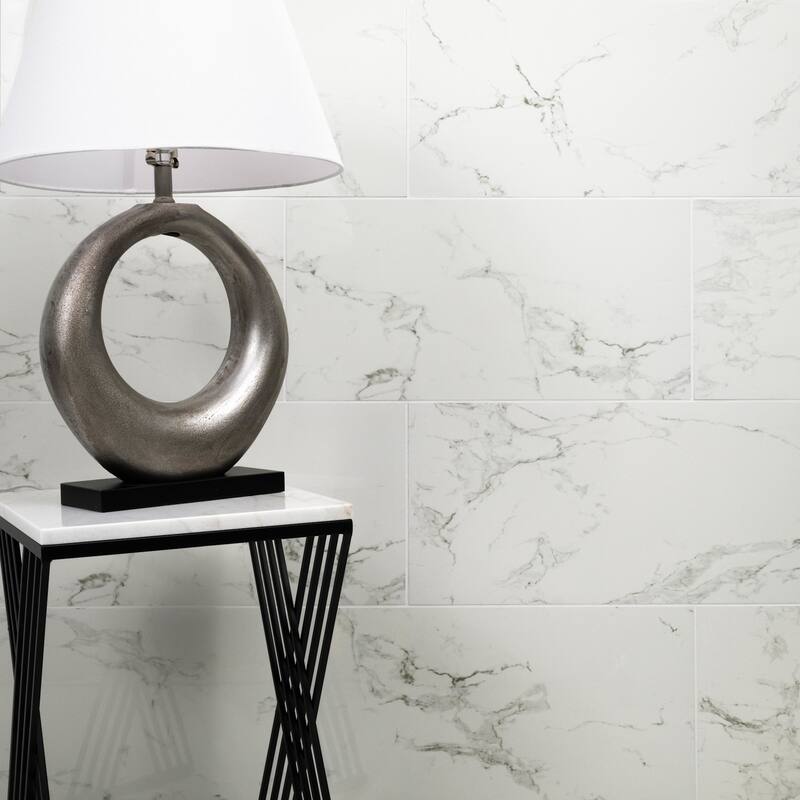 Ackland AKNPTCHI12X24P-PL Chiara - 12" x 24" Porcelain Solid Floor and