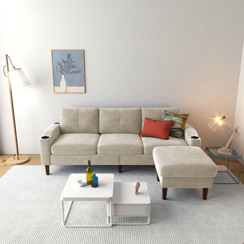 Convertible Combination Sofa - Beige