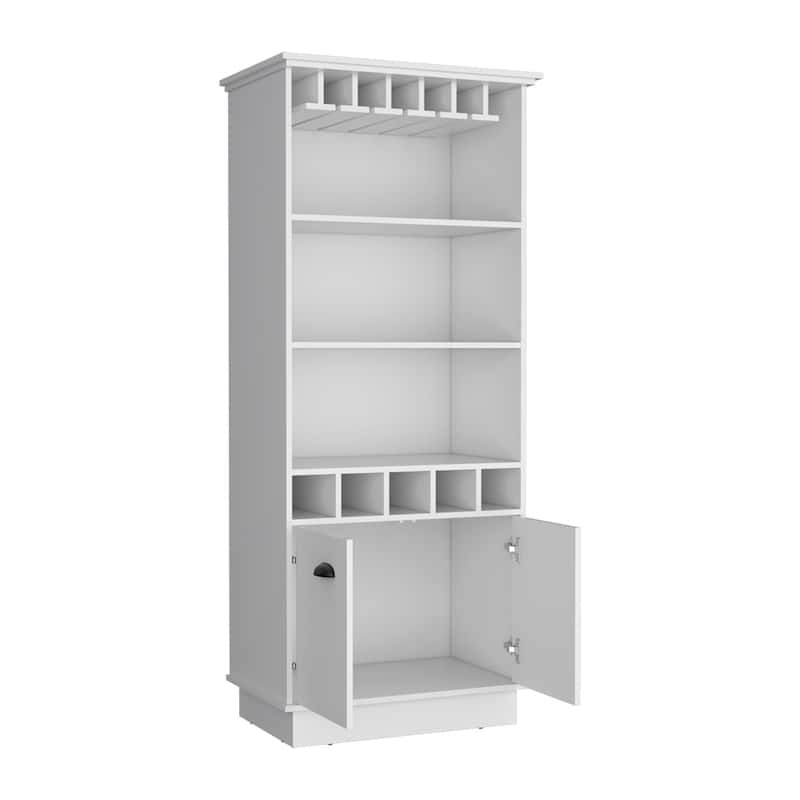 Bar Cabinet for Kitchen, Dining Room,Living Room, White