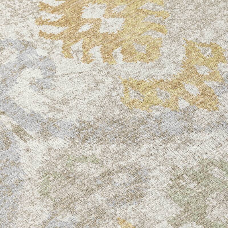 Machine Washable Indoor/ Outdoor Global Empire Chantille Rug