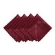 preview thumbnail 8 of 22, Caiden Elegance Damask Napkin (Set of 4) - 17"x17" Cranberry