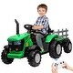 preview thumbnail 18 of 25, Kids Ride on Tractor with Detachable Trailer and Remote Control