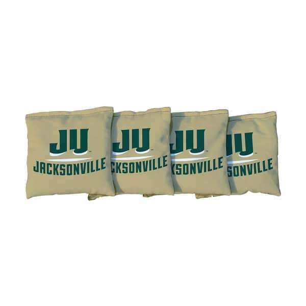 slide 2 of 3, Jacksonville University Cornhole Bags All-Weather Resin Filled
