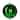 Celebrations Platinum LED Green Lighted Ornament 6 in. Hanging Decor