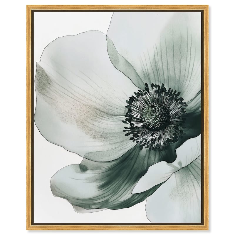 Delicate Stamen III Canvas by Art Remedy - Gold - 30" x 36"