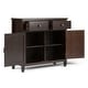 preview thumbnail 13 of 92, WYNDENHALL Hampshire 40" Wide Solid Wood Traditional Entryway Storage Cabinet - 40"w x 15"d x 36" h