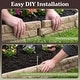 preview thumbnail 11 of 10, Faux Brick Landscape Edging 4 Pieces Flower Garden Border