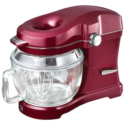 Kenmore Elite Ovation 5 Qt Stand Mixer, 500W 10-Speed, Pour-In Top, Beater, Whisk, Dough Hook