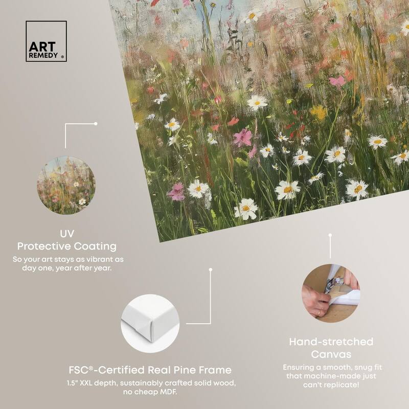 Glimmering Glade Garden I Canvas by Art Remedy, Gallery Wrapped