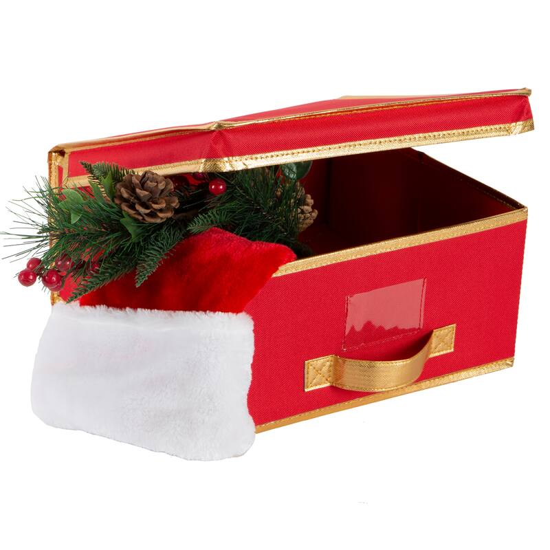 Simplify Holiday Storage Box in Red