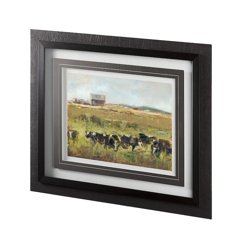 Out to Pasture I Framed Art Print
