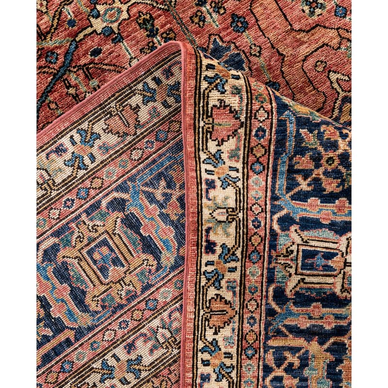 Serapi One-of-a-Kind Hand-Knotted Area Rug - Pink - 9' 1" x 11' 11"