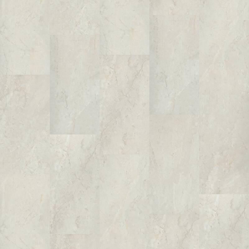 Shaw 5681V Obelisk SPC 12" x 24" Embossed Vinyl Flooring with 20mil - Ivory Soapstone