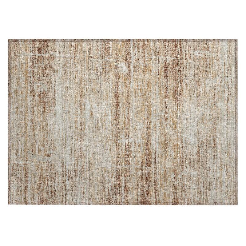 Machine Washable Indoor/ Outdoor Chantille Solid Ombre Rug