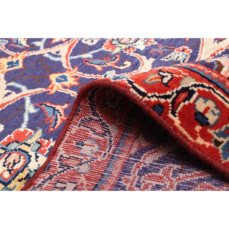 ECARPETGALLERY Hand-knotted Andelz Dark Navy Wool Rug - 3'9 x 10'11