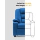 preview thumbnail 17 of 49, MCombo Big Kids Recliner Chair for Toddler Boys and Girls Faux Leather - 28.3"(L)x26.4"(W)x34.2"(H)