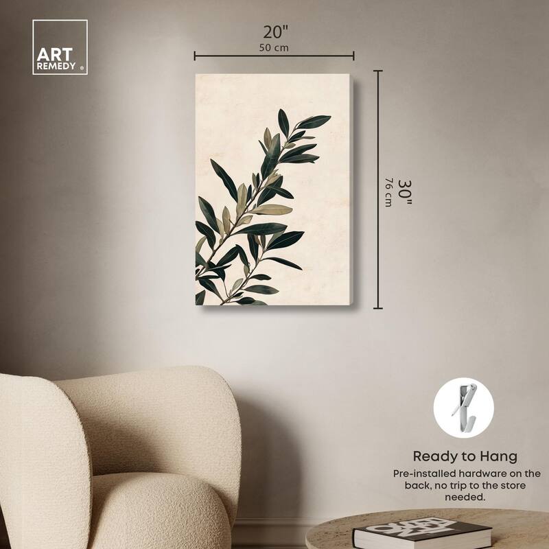 Verdant Virtue I Canvas by Art Remedy, Gallery Wrapped
