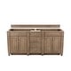 preview thumbnail 3 of 27, James Martin Vanities Bristol 72" Double Vanity, Whitewashed Walnut Whitewashed Walnut Cabinet Base Only - No Top