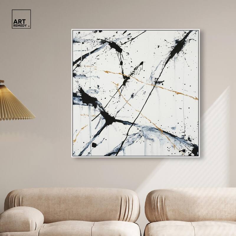 Splintered Impact I Canvas by Art Remedy