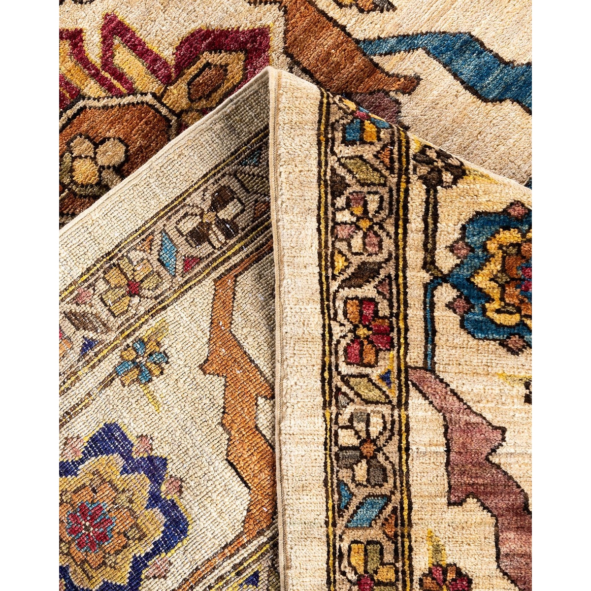 Serapi One-of-a-Kind Hand-Knotted Area Rug - Ivory, 8' 3" x 10' 5" - 8' 3" x 10' 5"