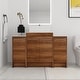 preview thumbnail 94 of 112, ARTCHIRLY 24/36/48/60 Inch Bathroom Vanity with Sink, Freestanding Bathroom Vanity with Soft Close Door and Shelf 47.2"W x 18.9"D  - Brown Ebony-110