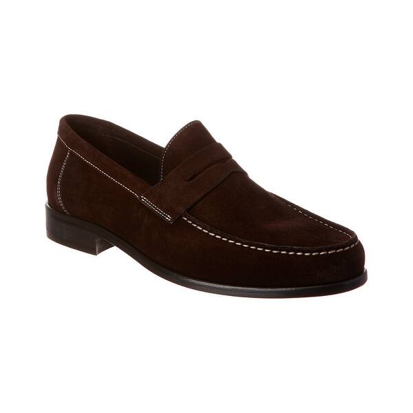 bruno magli suede loafers