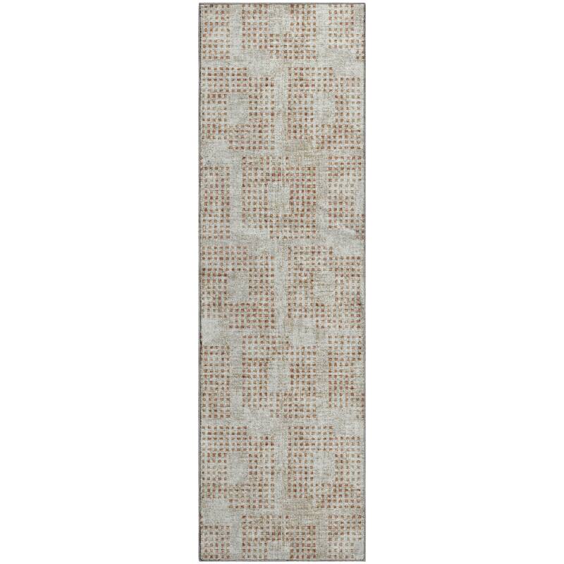 Premium Washable Super Soft Modern Houndstooth Mayfield Rug