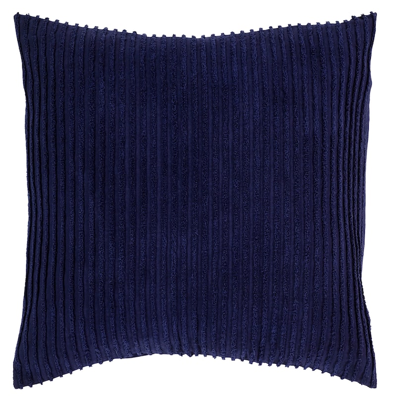 Better Trends Jullian Solid Stripes Design Bedspread 100% Cotton Tufted Chenille