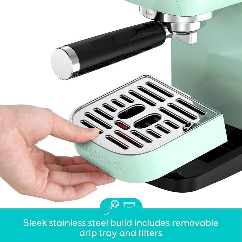 CASABREWS 20Bar Espresso Coffee Machine /W Steam Frother home