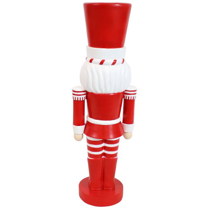 Alfonso the Indoor/Outdoor Christmas Nutcracker Statue - Red - 36"