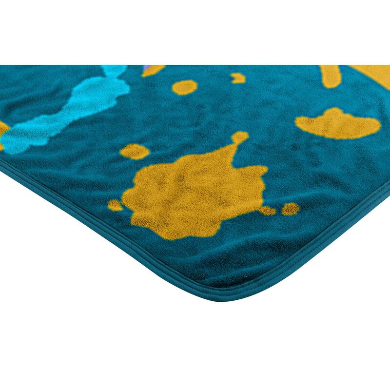 Spongebob Squidward Art Micro Raschel Throw